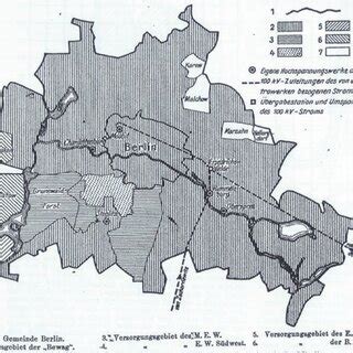 1 Map Showing Size Of Berlin Prior To 1920 Marked Core Area And