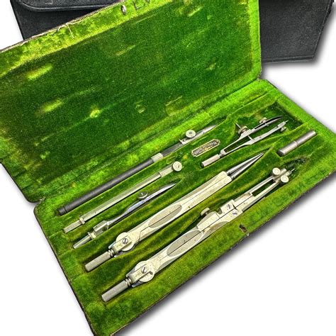 2 Sets Of Vintage Drafting Tools Auction