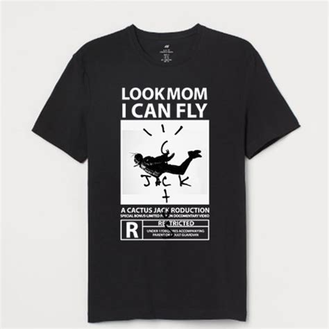 Travis Scott Look Mom I Can Fly Tshirt Travis Scott Store