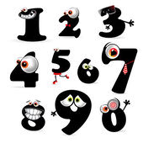 Funny Number Cartoon Collection Stock Vector Sbego