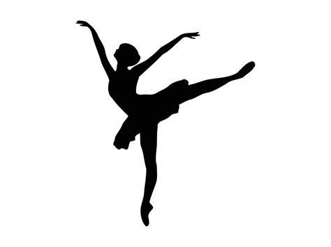 Ballerina Svg Ballerina Dancer Svg Silhouette Cutting File Etsy Polska