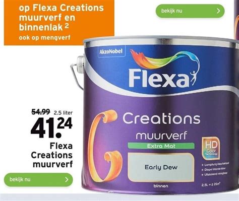 Flexa Creations Muurverf 2 5 Liter Aanbieding Bij GAMMA