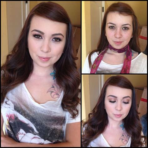 Porn Stars Before And After Their Makeup Makeover 93 Pics