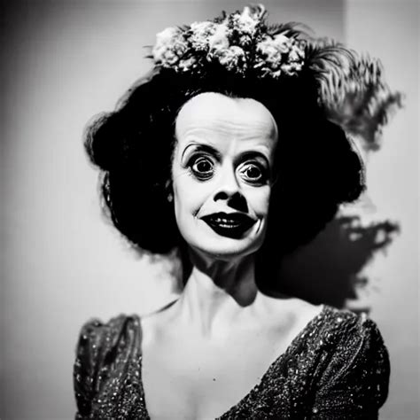 Dslr Photo Portrait Still Of Elsa Lanchester As The Stable Diffusion