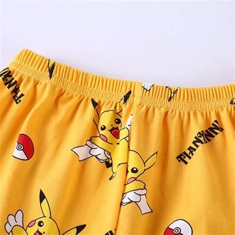 Pok Mon Pikachu Sommerpyjama F R Kinder Alle Schlafanzuge