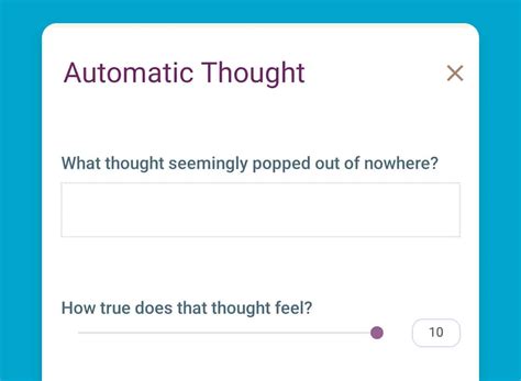 Thought Record Reflective