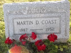 Martin Daniel Mart Coast 1887 1952 Mémorial Find a Grave