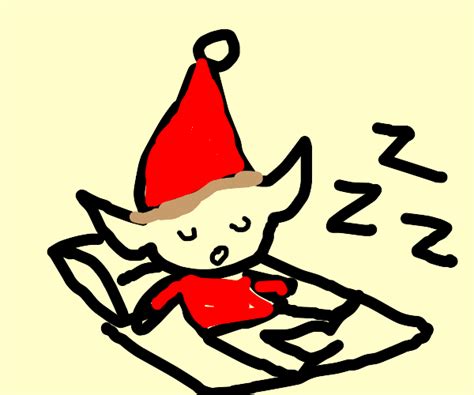 Sleepy Elf Drawception