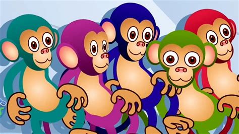 Five Little Monkeys Nursery Rhymes Baby Songs For Kids By Toddlers