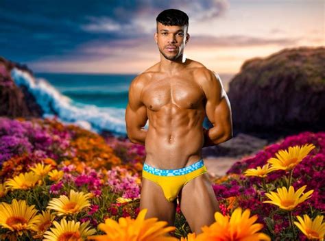Andrew Christian Almost Naked Hang Free Brief Yellow Maat Xl Heren Ondergoed Slip Voor
