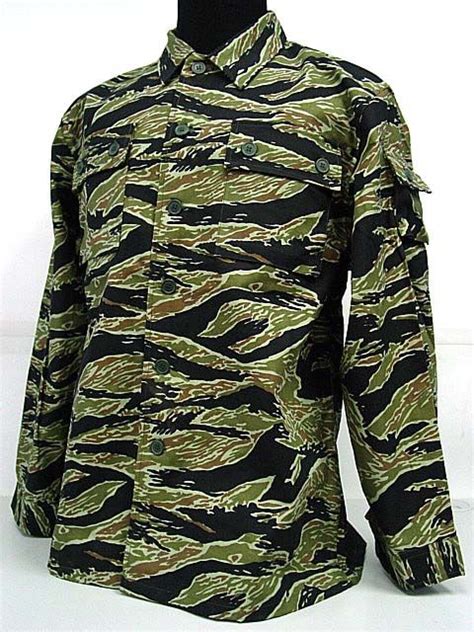 Vietnam Tiger Stripe Camo Bdu Uniform Shirt Pant Uniform Shirts