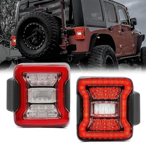 Amazon Rowxroad Luces Traseras Led Para Jeep Wrangler Jk Jku