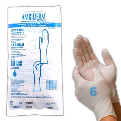 Medically Guantes P Cirugia Ltx Esteril Desech No 6 Farmacia A