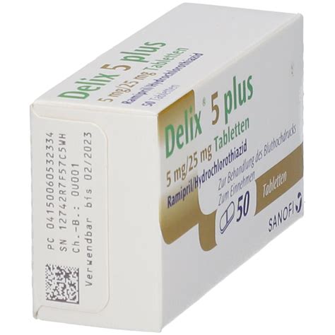 Delix® 5mg plus Tabletten 50 St mit dem E-Rezept kaufen - Shop Apotheke