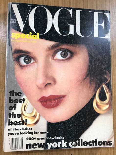 Vogue Eeuu Septiembre 1985 American Original Fashion Etsy