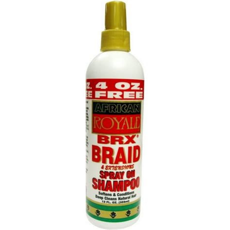 African Royale BRX Braid Spray on Shampoo, 12 oz - Walmart.com - Walmart.com