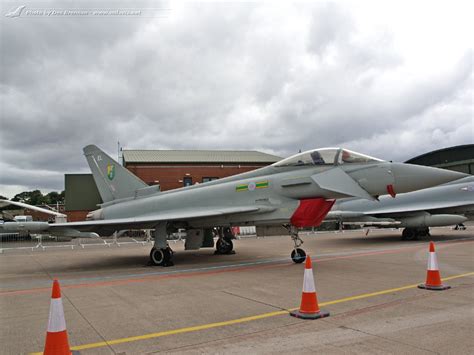 Raf Leuchars Airshow 2013 6 Squadron Typhoon Fgr4 Zk310el In 3 Sqn