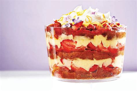 Layered Strawberry Rhubarb Trifle Canadian Living