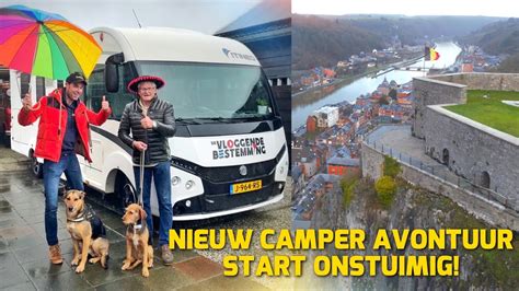 NIEUW CAMPER AVONTUUR START ONSTUIMIG EERSTE STOP IS ONVERGETELIJK