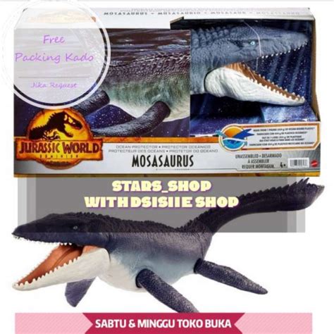 Promo Jurassic World Dominion Ocean Protector Mosasaurus Original