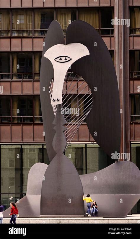 The Picasso Untitled Sculpture In Chicago Illinois Stock Photo Alamy