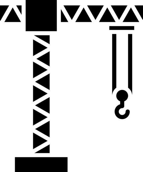 Illustration Of Tower Crane Icon 24243639 Vector Art At Vecteezy