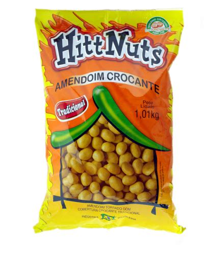 Amendoim Crocante HITT NUTS 1 01 Kg Santa Cruz Doces Variedades De