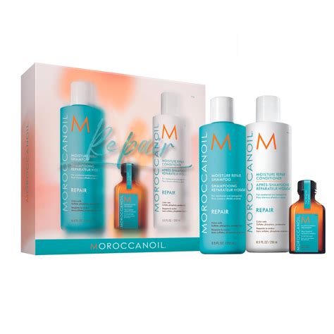 Set Pentru Repararea Parului Repair Spring Moroccanoil Bebe Tei