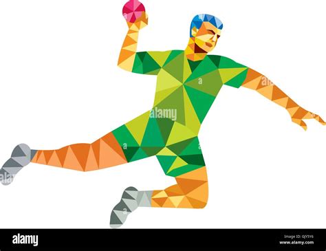 Handball Ball Stock Vector Images Alamy