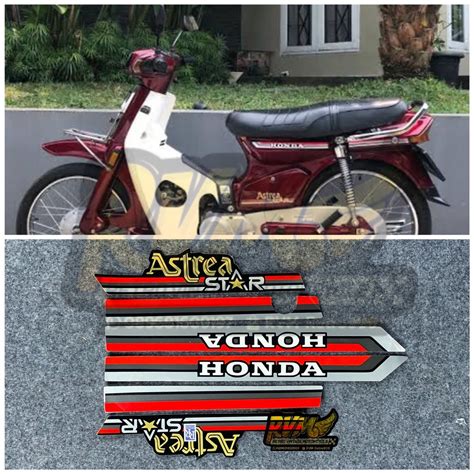 Jual Striping Sticker Honda Astrea Star Astreastar Varian Warna