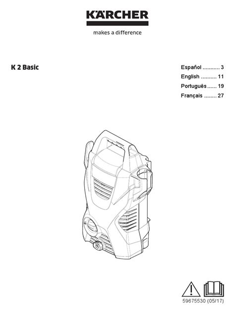 Manual Hidrolavadora Karcher K2 Basic Nogalpark Pdf Agua Neumático