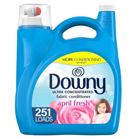 Downy Ultra Concentrated Liquid Fabric Softener April Fresh 170 Fl Oz 251 Ld Walmart