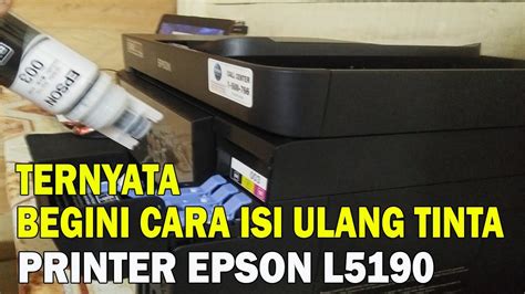 Cara Isi Ulang Tinta Printer Infus Satu Manfaat