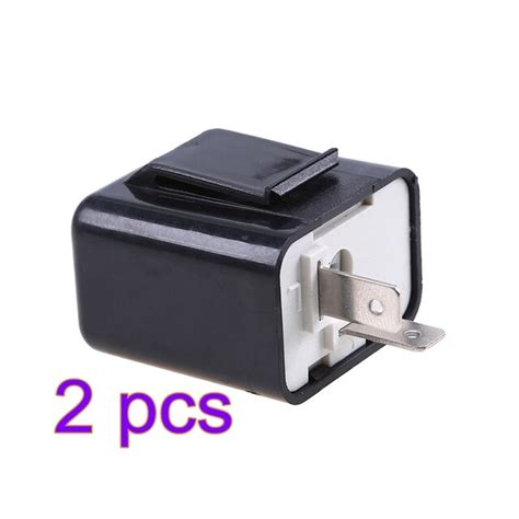 12v 2 Pin Led Flasher Frequency Relay Turn Signal Indicator Motorcycle Motorbike Fix Motorcycle