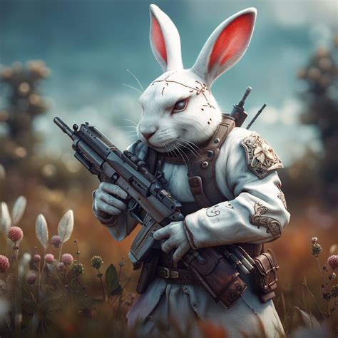 Rabbit Soldier Ai Generated Artwork Nightcafe Creator