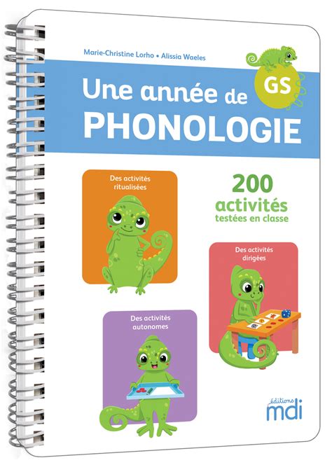 Une année de phonologie GS Éditions MDI