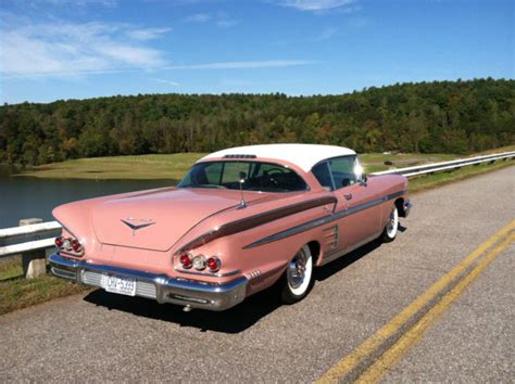 Restored classic 1958 Chevy Impala with desirable color scheme ...