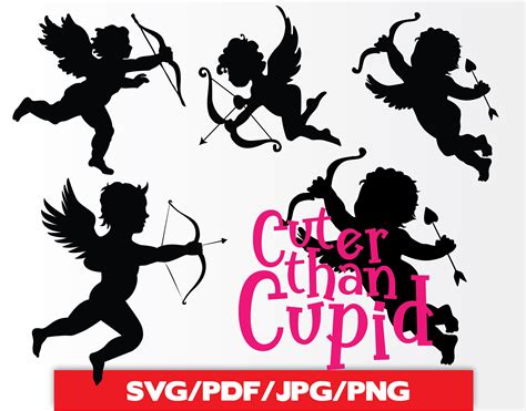 Cupid Svg Love Svg Cupidon Svg Valentines Day Svg Cuter Etsy