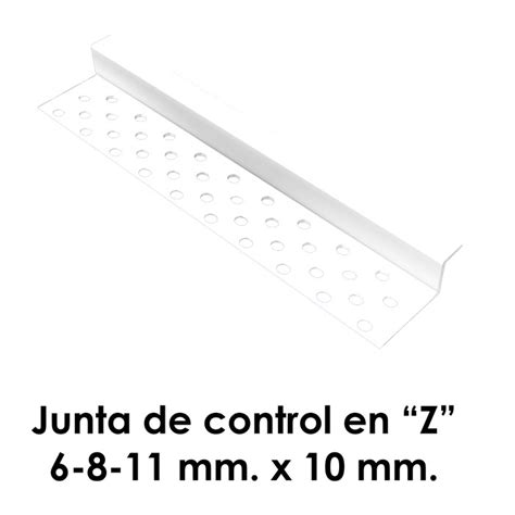 Perfil PVC Dilatación Z 11mm X 10mm x 3 05 mts Multiobras