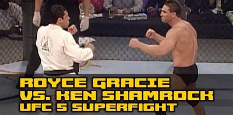 Watch The Epic Royce Gracie Vs Ken Shamrock UFC 5 Full Superfight