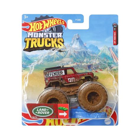 Hot Wheels Monster Trucks Land Rover Defender Fyj Mattel Real Brinquedos