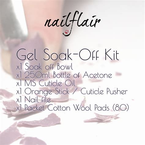 Gel Soak Off Kit | Nailflair