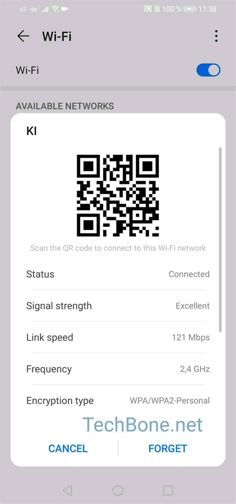 Share Wi Fi Password By Qr Code Huawei Manual Techbone