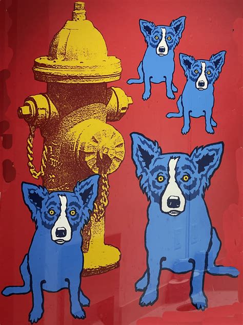 Blue Dog George Rodrigue Regenaxe