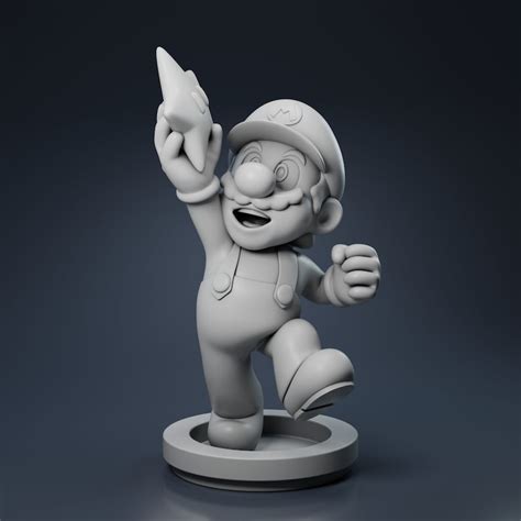 Super Mario Characters 3D STL File For 3D Printer Action Figure 3D