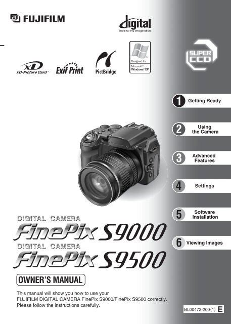 FinePix S9000/FinePix S9500 Manual - Fujifilm USA