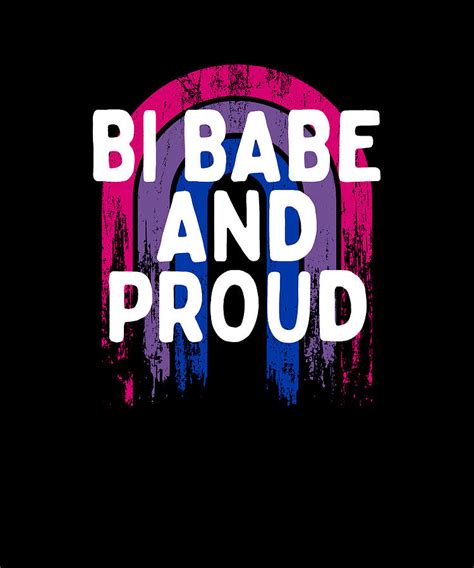 Bi Babe And Proud Bisexual Girlfriend Bi Pride Fiance LGBTQ Digital Art By Maximus Designs