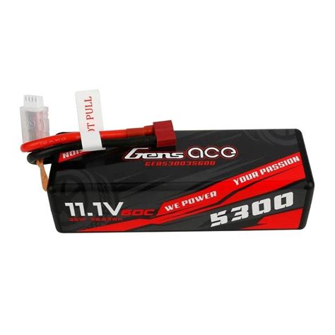 3s 5000mAh 60C Gens Ace EC5 Bashing Series Løten RC Shop AS