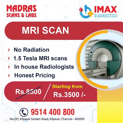 Best Mri Scan In Chennai Madras Scans And Labs 9514400800