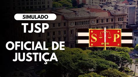 Simulado Concurso Tjsp 2023 Oficial De Justiça Youtube